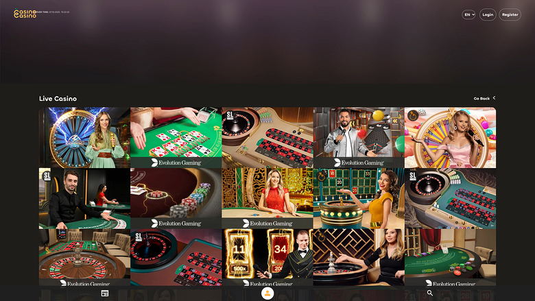 CasinoCasino — Live dealer lobby