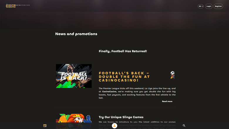 CasinoCasino — Promotions page