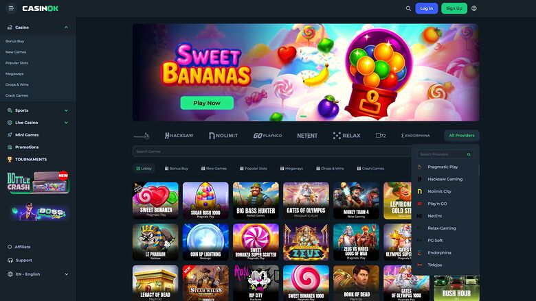CasinOK — Games by studio