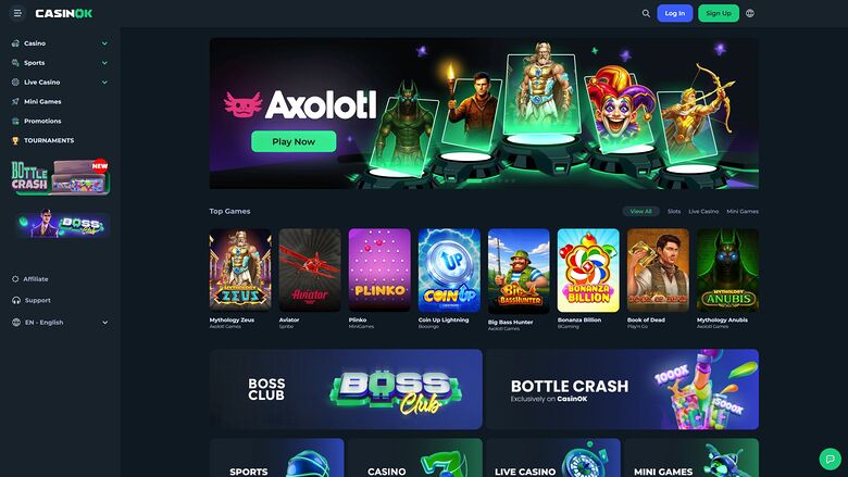 CasinOK — Homepage