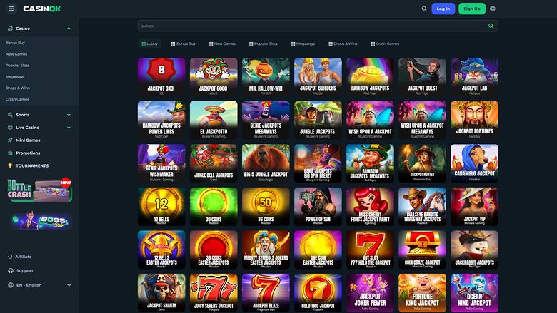 CasinOK — Jackpot games