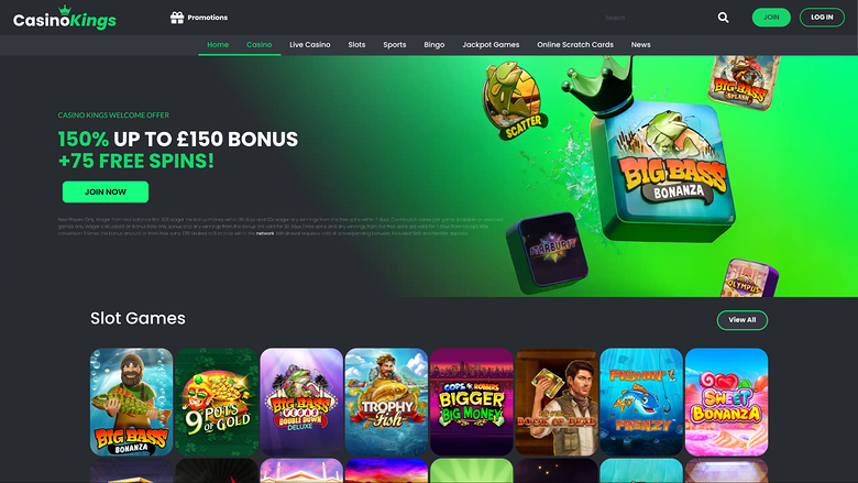 CasinoKings.com — Homepage