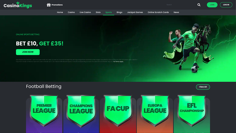 CasinoKings.com — Sportsbook