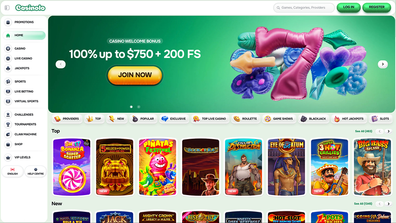 Casinolo Casino — Homepage
