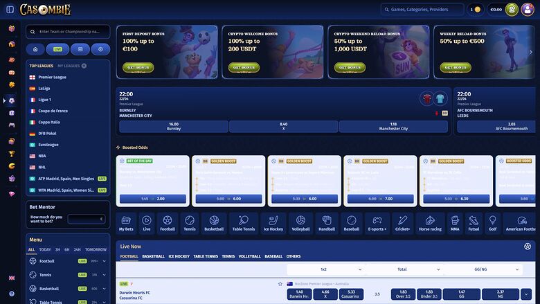 Casombie Casino — Sportsbook
