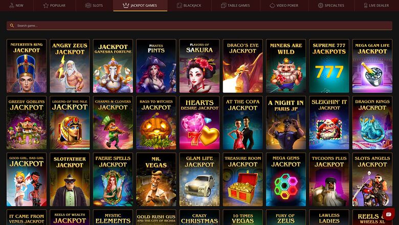 Cherry Gold Casino — Jackpot games