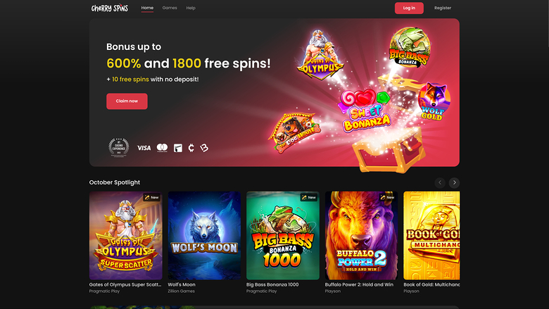 Cherry Spins — Homepage