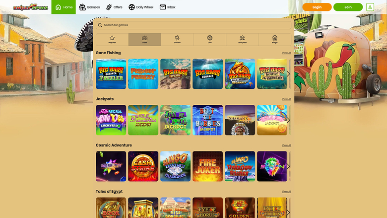 Chilli Spins Casino — Games lobby