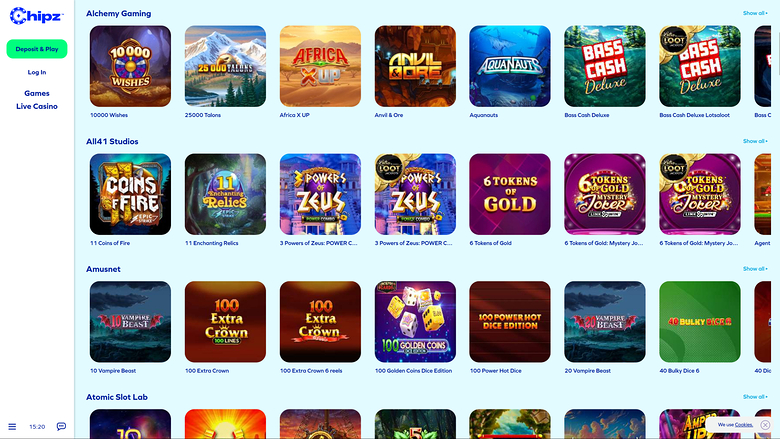 Chipz — Games by studio