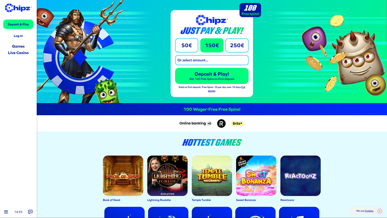 Chipz — Homepage