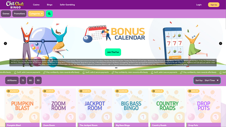 Chitchat Bingo — Homepage