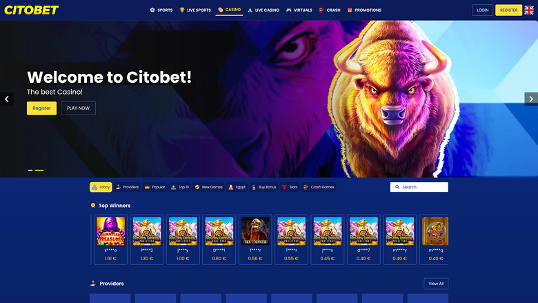 CitoBet — Homepage