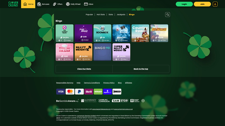 Clover Casino — Bingo