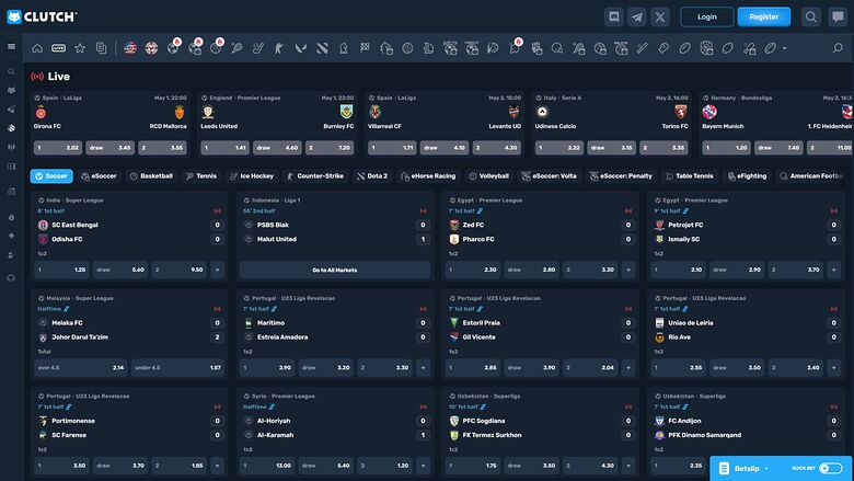 Clutch Casino — Sportsbook