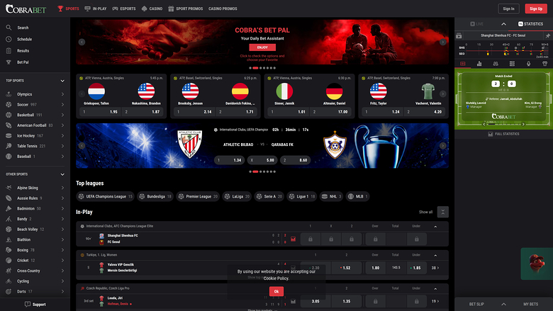 Cobra Casino — Sportsbook