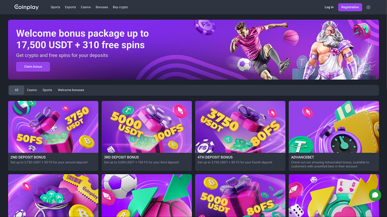Coinplay Casino — Promotions page