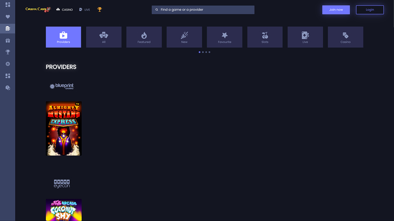 Conquer Casino — Games by studio