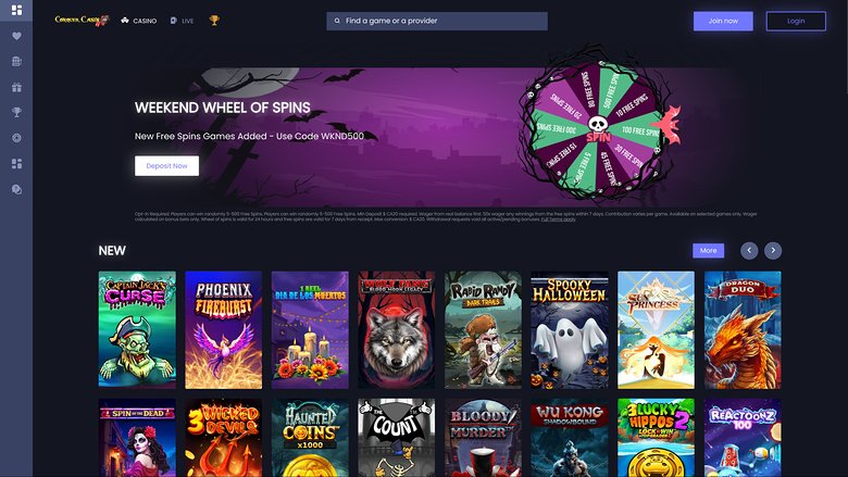 Conquer Casino — Homepage