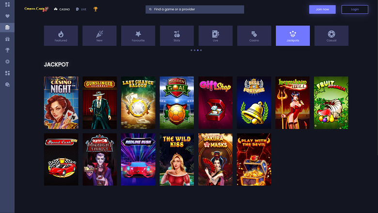 Conquer Casino — Jackpot games