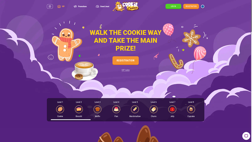 Cookie Casino — VIP section