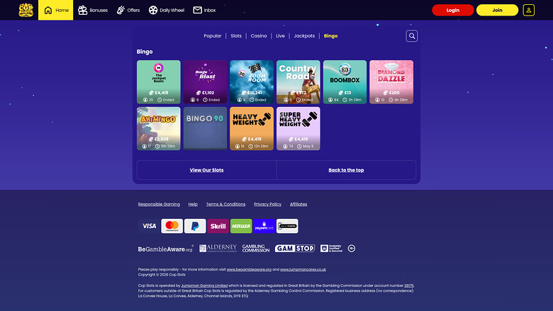 Cop Slots Casino — Bingo