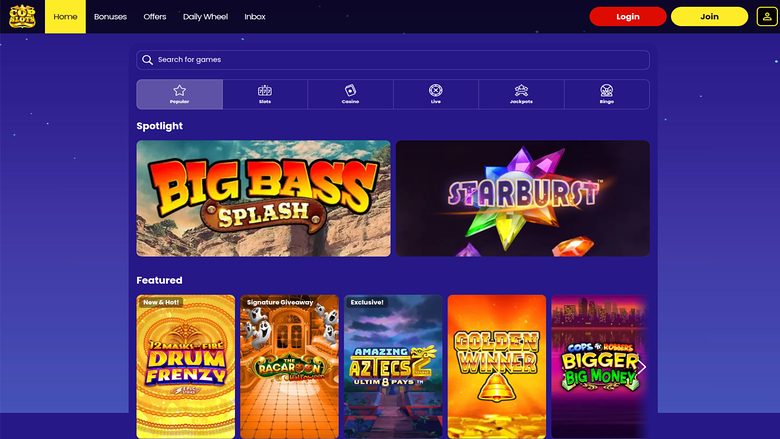 Cop Slots Casino — Games lobby
