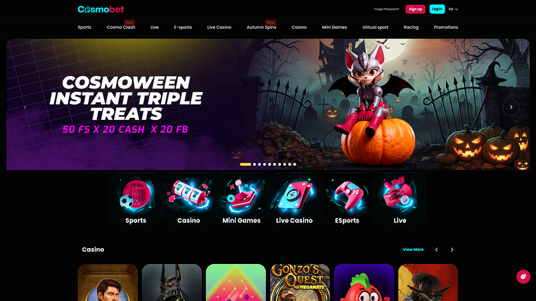 Cosmobet — Homepage