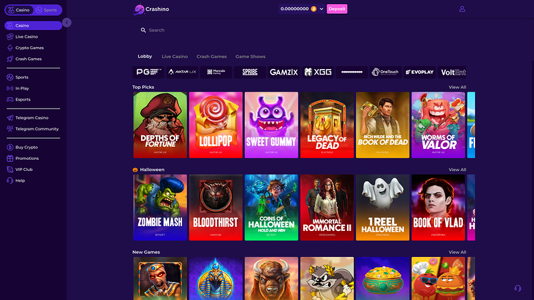 Crashino — Games by studio