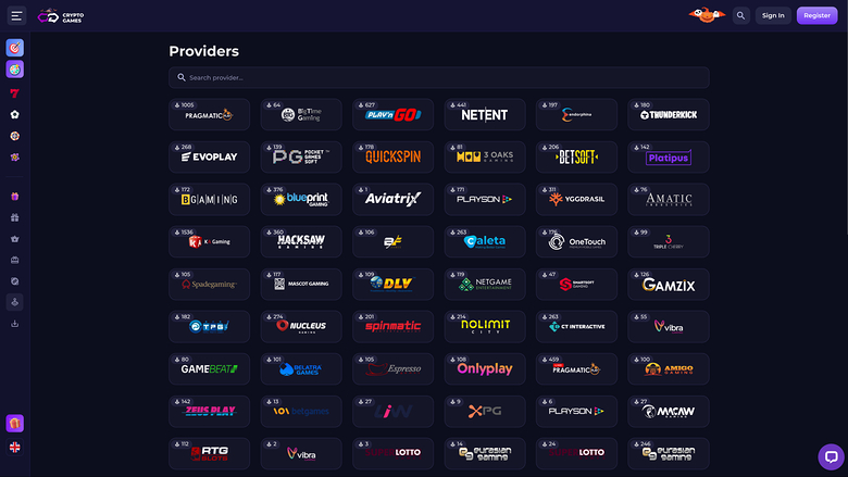 Crypto Games — Games by studio