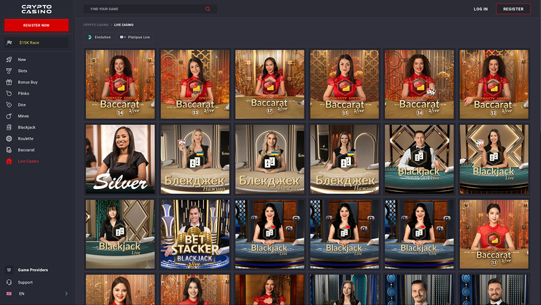 CryptoCasino — Livedealer