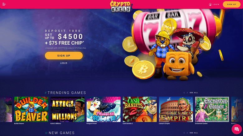 CryptoReels — Homepage