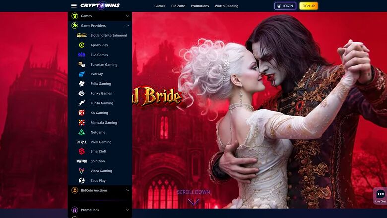 CryptoWins — Games by studio