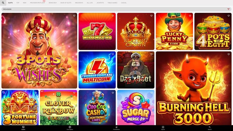 Dachbet Casino — Games lobby