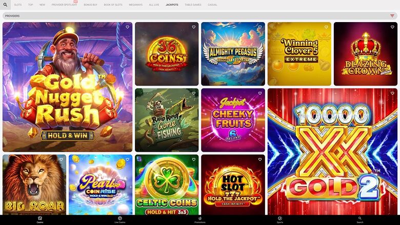Dachbet Casino — Jackpot games