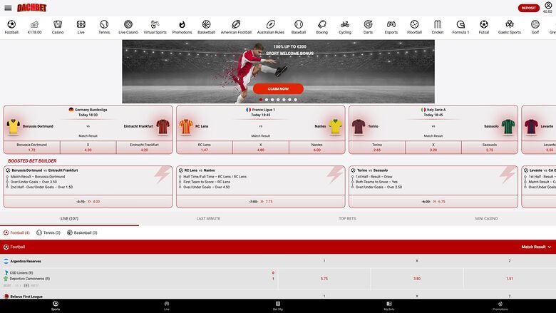Dachbet Casino — Sportsbook