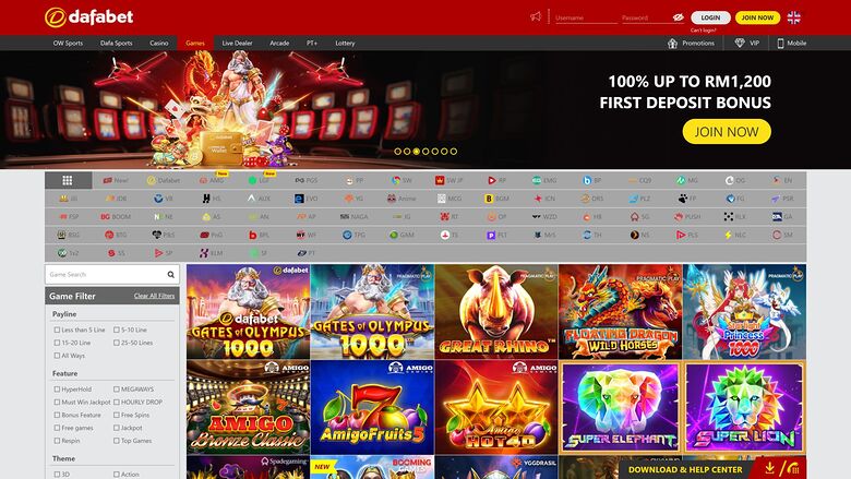 Dafabet Casino — Games by studio