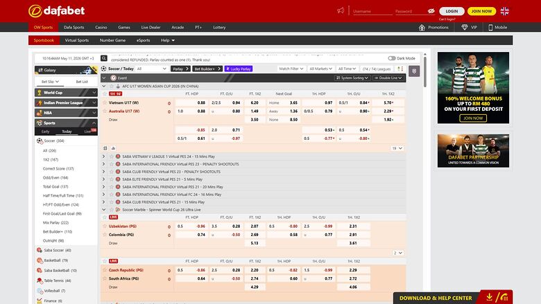Dafabet Casino — Sportsbook