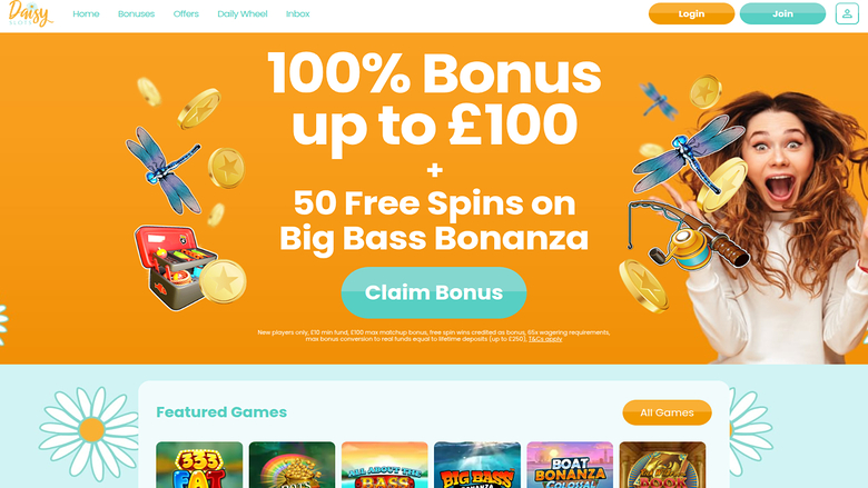 Daisy Slots — Homepage