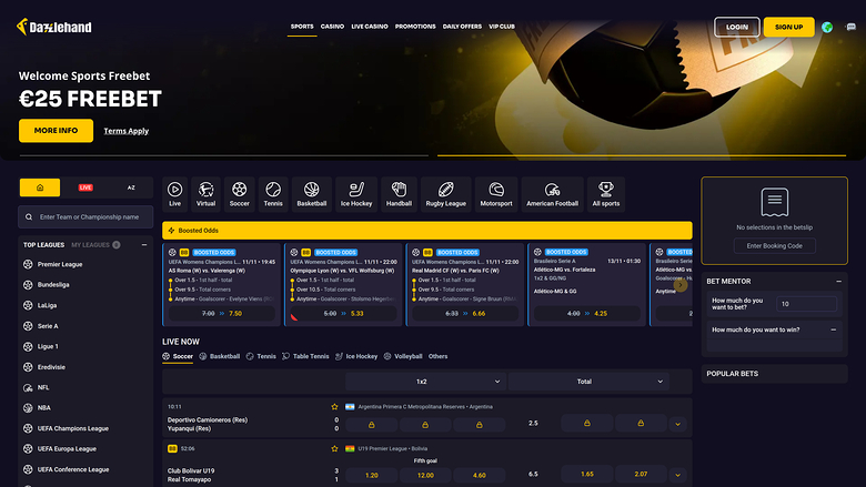 Dazzlehand Casino — Sportsbook