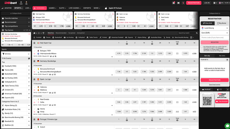 DBbet Casino — Sportsbook