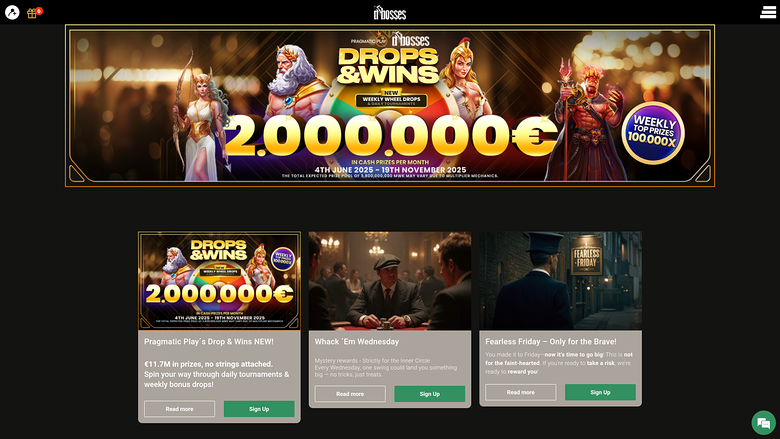 Dbosses Casino — Promotions page