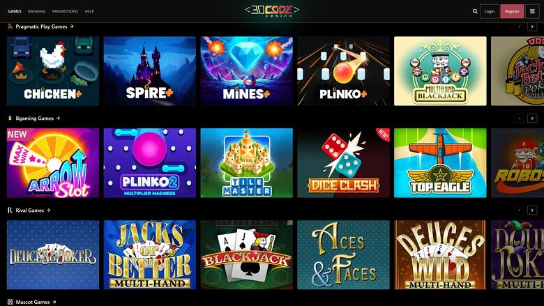 Decode Casino — Games by studio