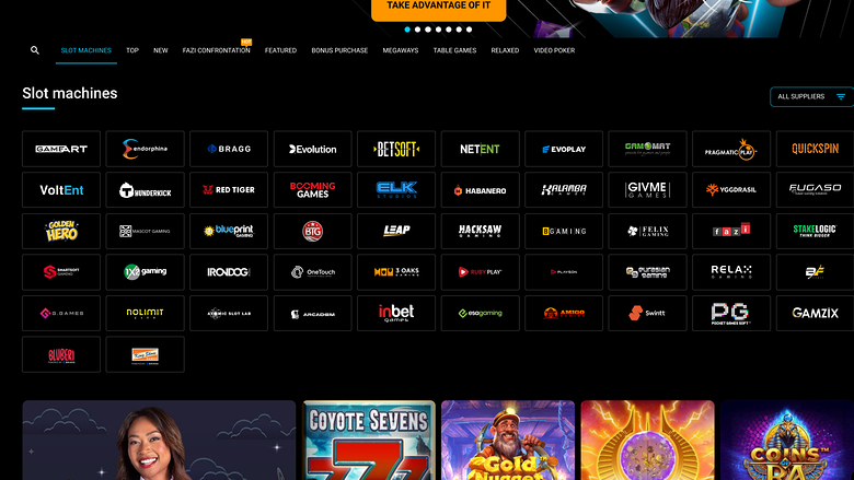 DirectionBet Casino — Games by studio