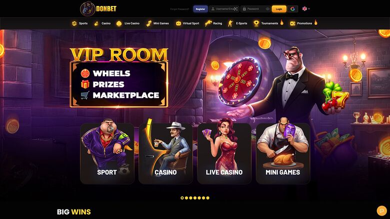 Donbet Casino — Homepage