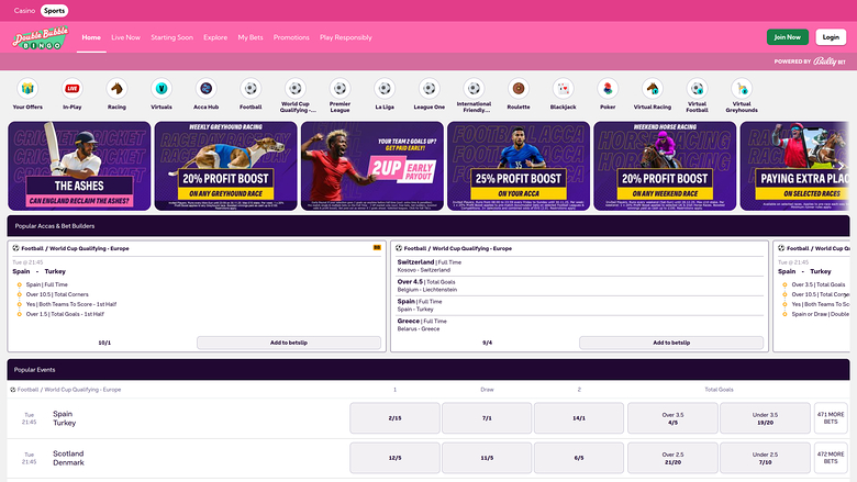 Double Bubble Bingo — Sportsbook