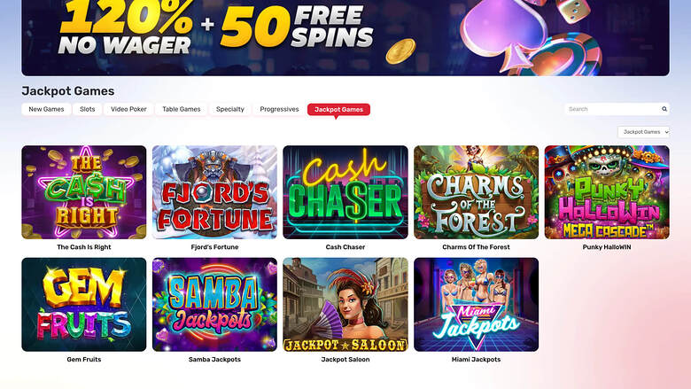 Dream Royale Casino — Jackpot games