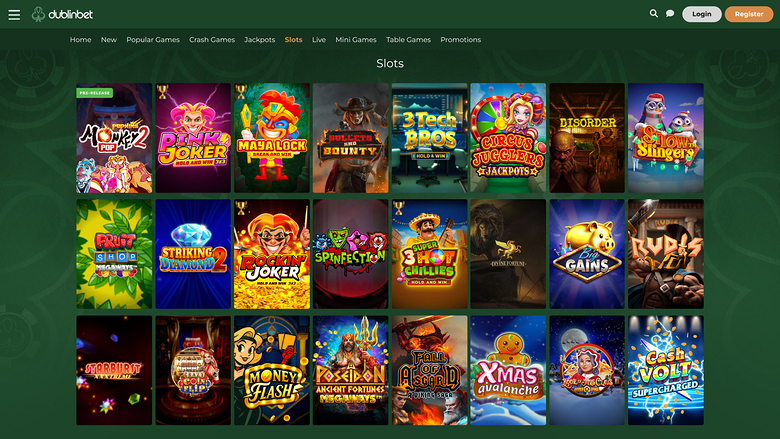 DublinBet Casino — Games lobby