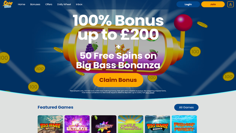 Easy Slots Casino — Homepage