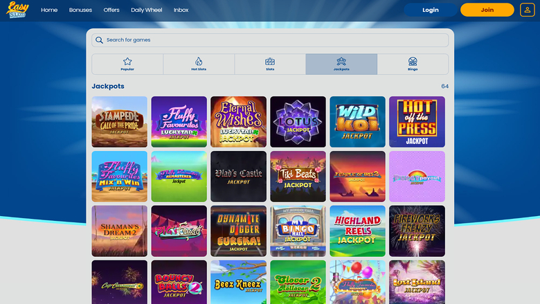 Easy Slots Casino — Jackpot games