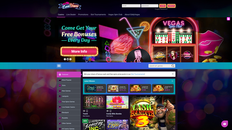 Eddy Vegas — Homepage